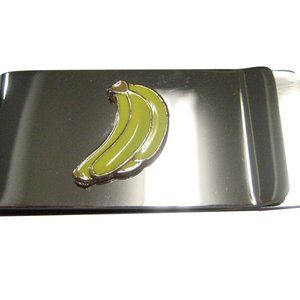 Yellow Bunch Of Banana Fruits Money Clip